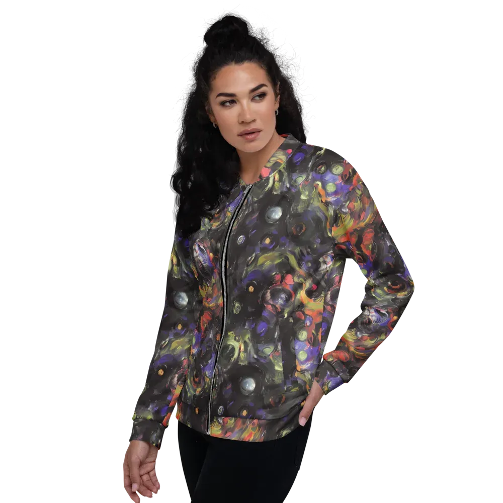 Fires of the Void on Bomber Jacket — Left