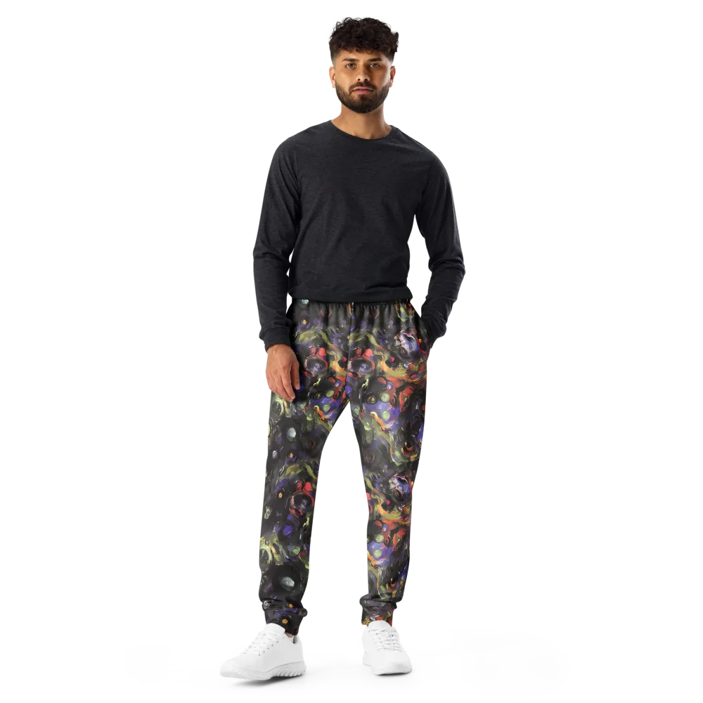 Fires of the Void on Men's Joggers — Front