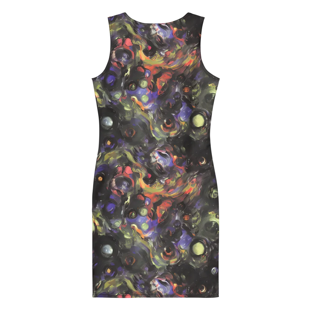 Fires of the Void on Bodycon Dress — Back