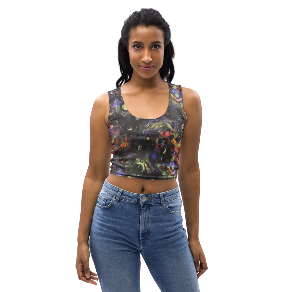 Fires of the Void on Crop Top — Front