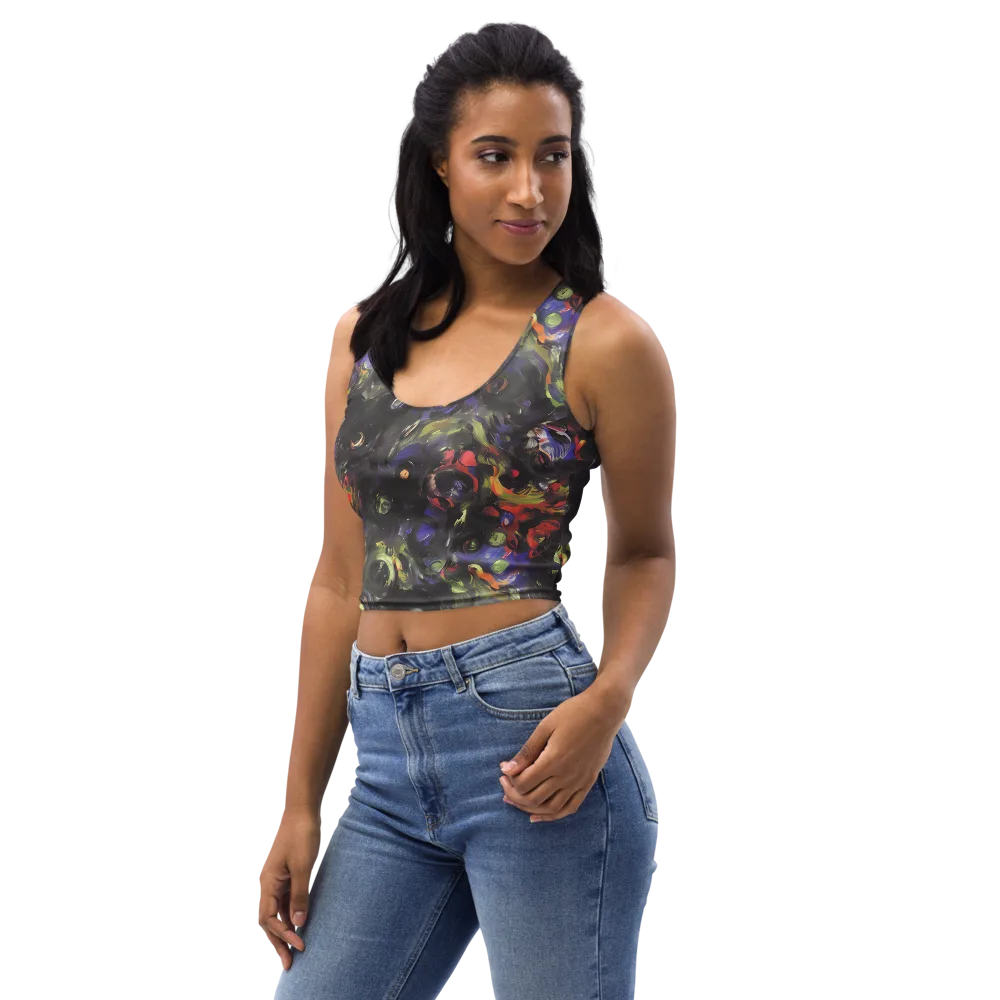 Fires of the Void on Crop Top — Left Front