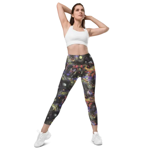 Fires of the Void on a Leggings with Pockets