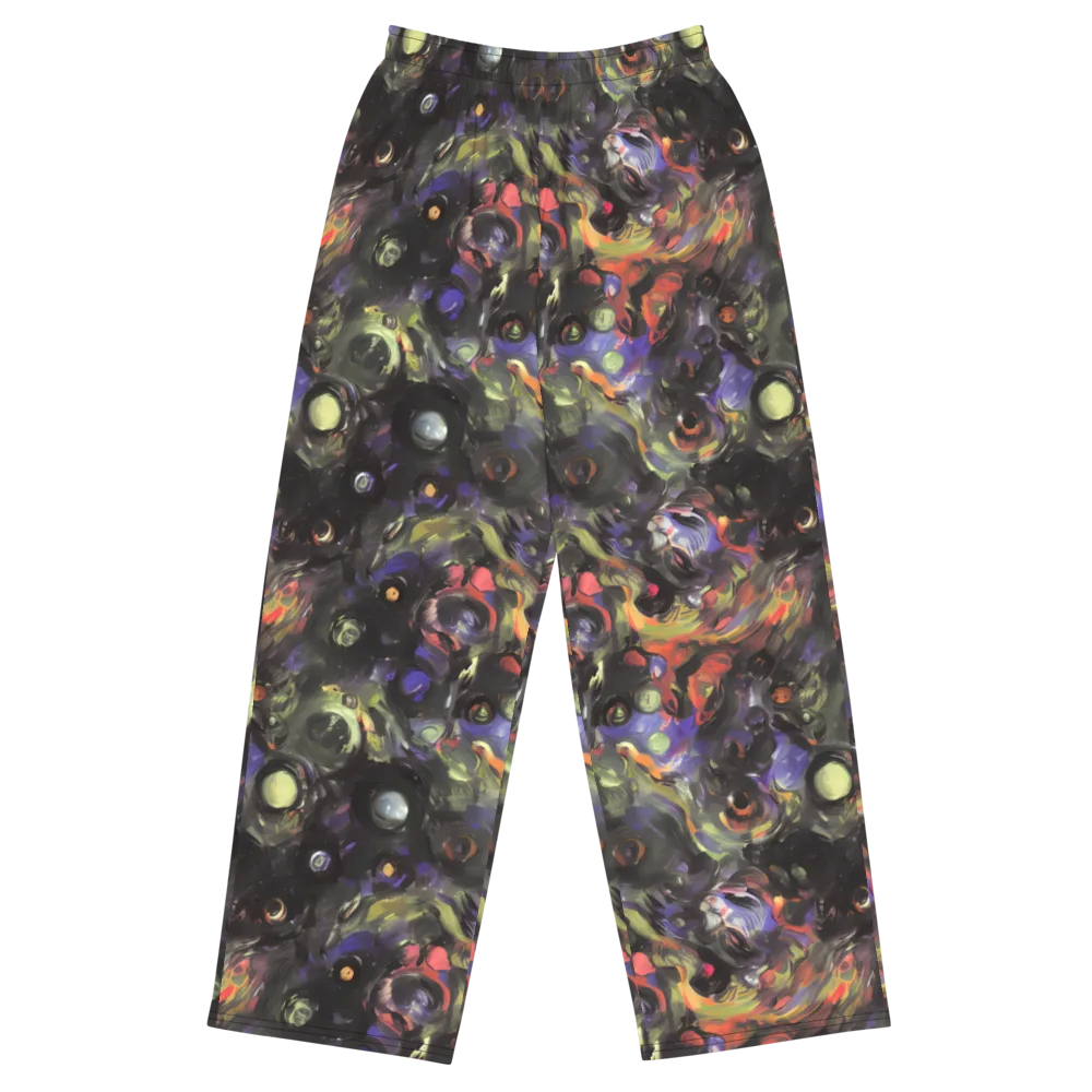 Fires of the Void on Wide-Leg Pants — Front