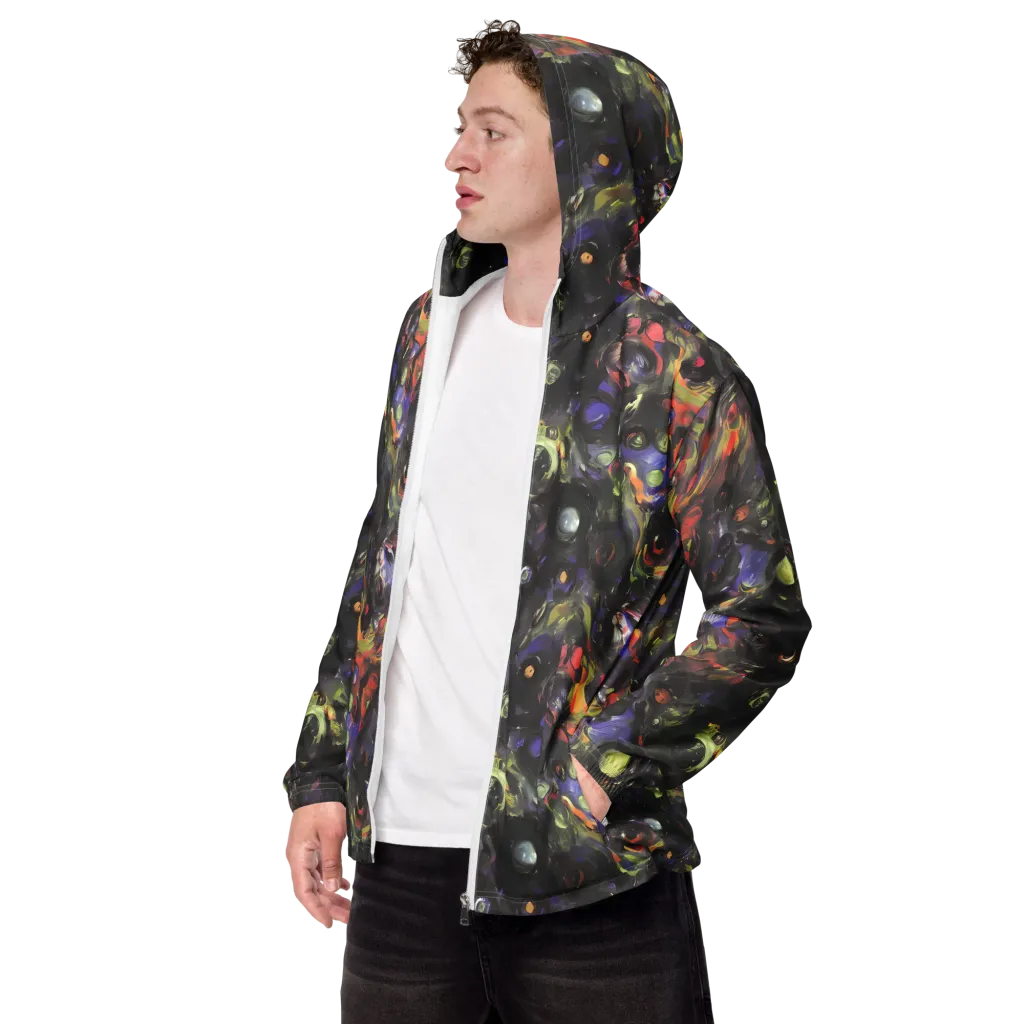 Fires of the Void on Men's Windbreaker — Left Front