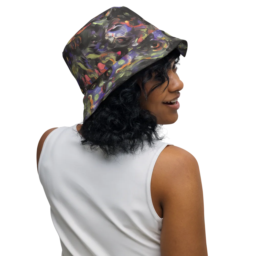 Fires of the Void on Reversible Bucket Hat — Right Outside