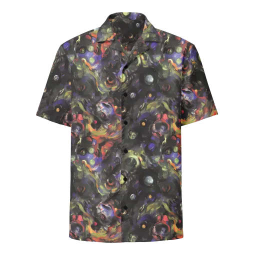 Fires of the Void on a Button Shirt