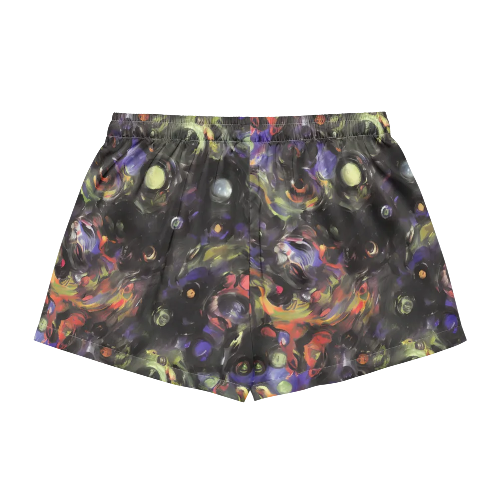 Fires of the Void on Women's Pajama Shorts — Back