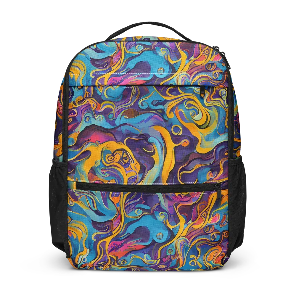 Cecily's Whorl on Utility Backpack — Front