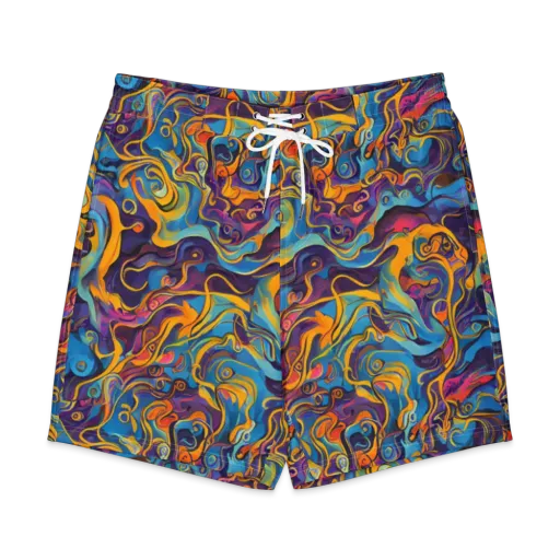Cecily's Whorl on a Men's Board Shorts