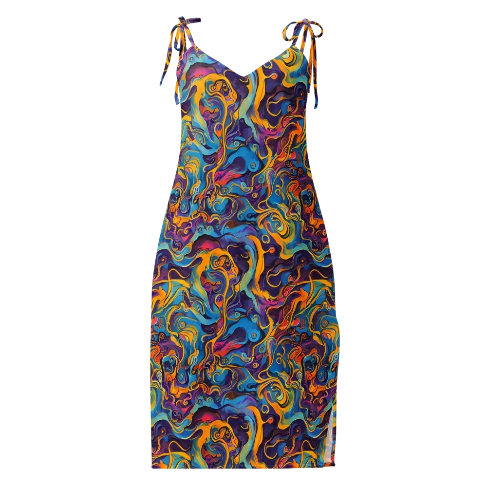 Cecily's Whorl on Slip Dress — Front