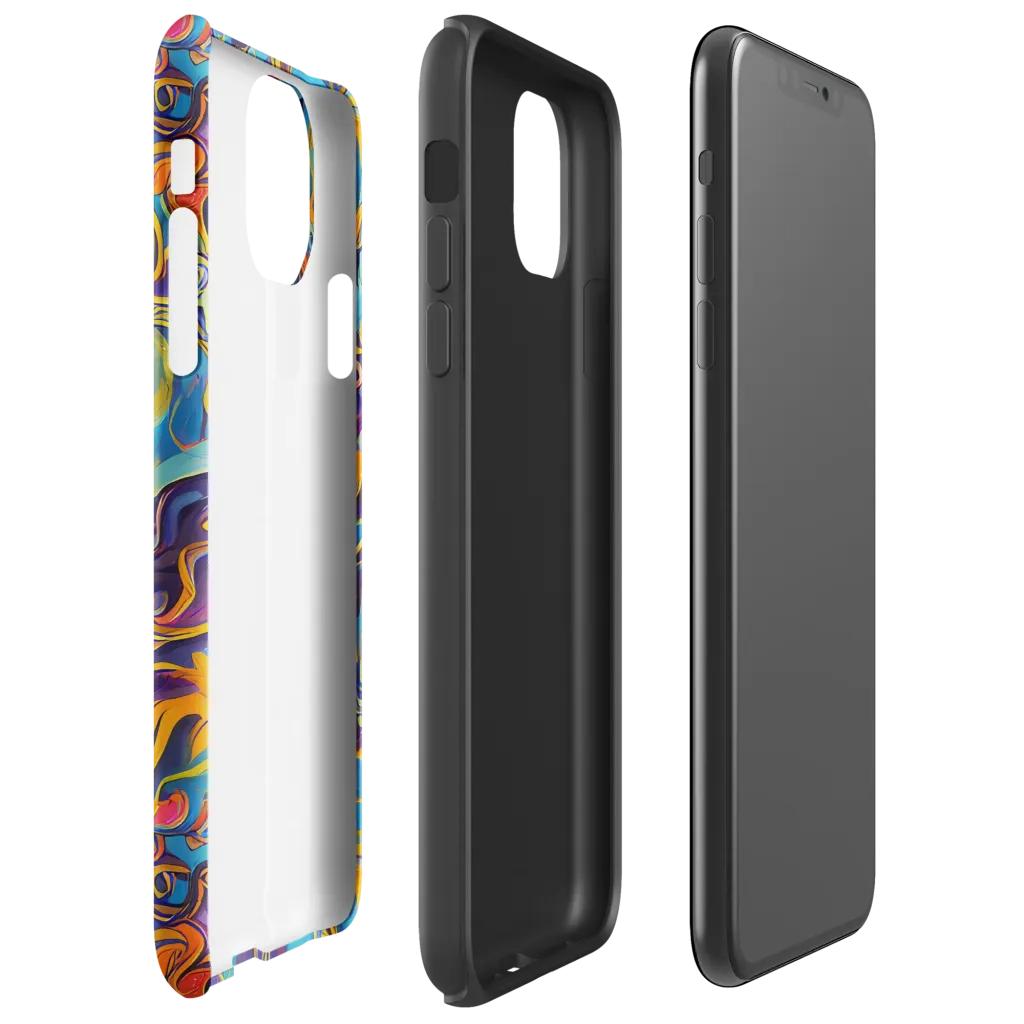 Cecily's Whorl on Tough Case for iPhone® — Right