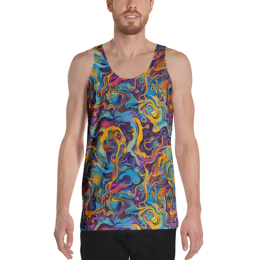 Cecily's Whorl on Men's Tank Top — Front