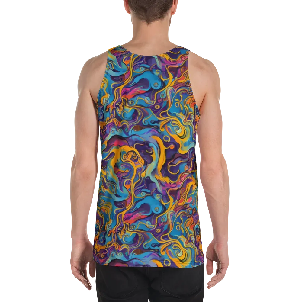 Cecily's Whorl on Men's Tank Top — Back