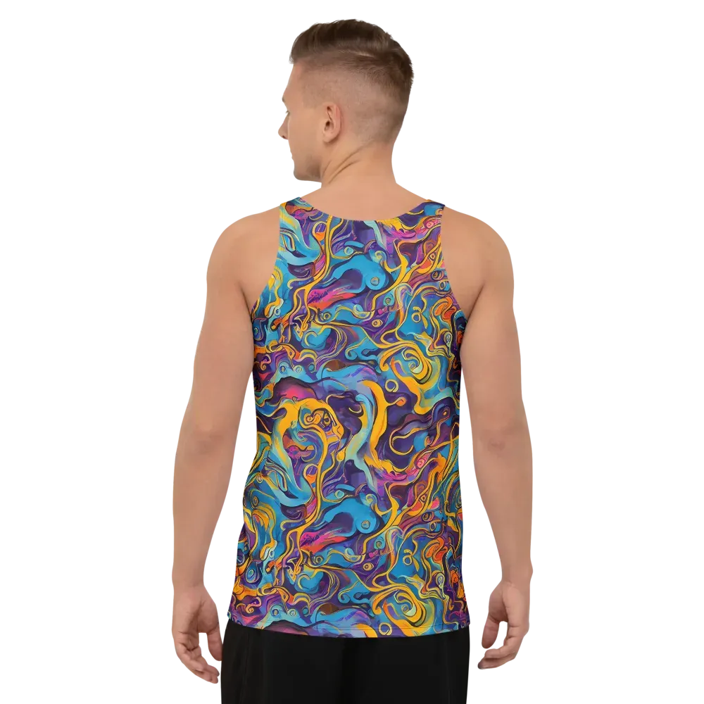 Cecily's Whorl on Men's Tank Top — Back