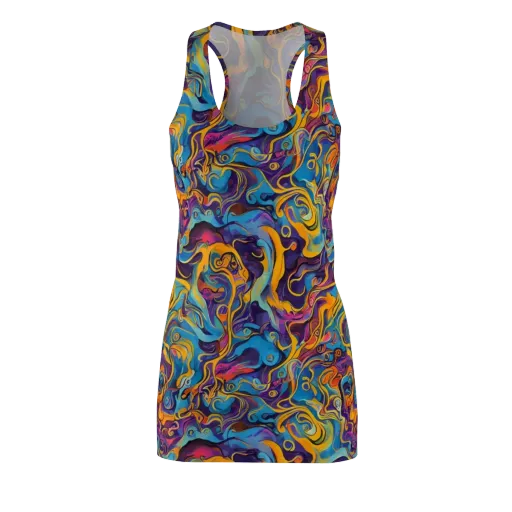 Cecily's Whorl on a Racerback Dress