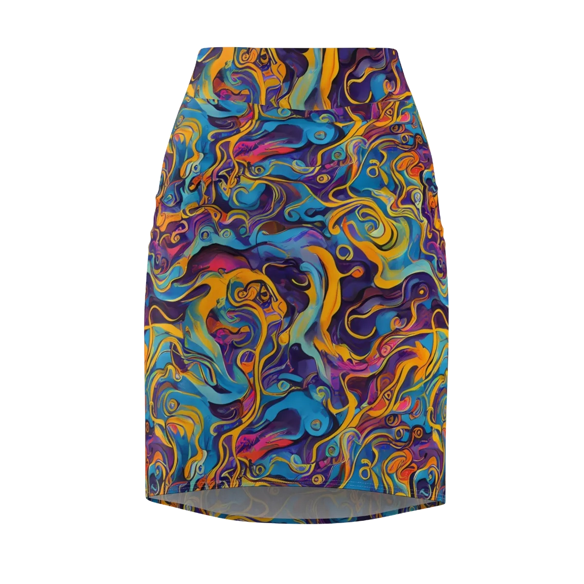 Cecily's Whorl on Pencil Skirt — Front