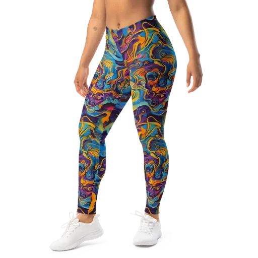 Cecily's Whorl on a Leggings