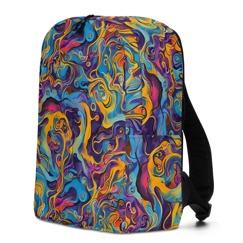 Cecily's Whorl on Minimalist Backpack — Left