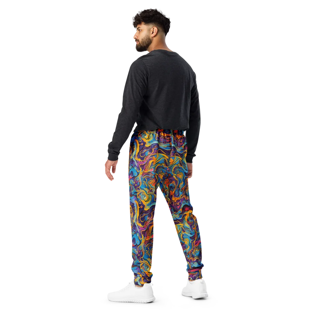 Cecily's Whorl on Men's Joggers — Back