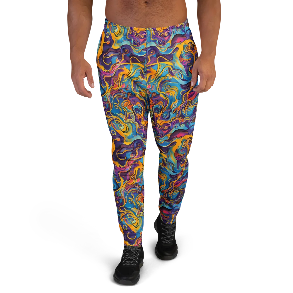 Cecily's Whorl on Men's Joggers — Front