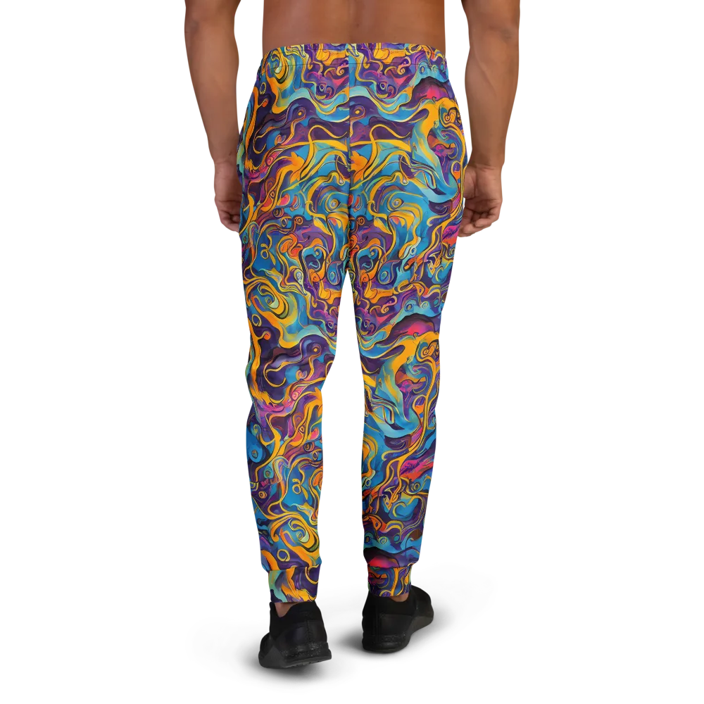 Cecily's Whorl on Men's Joggers — Back