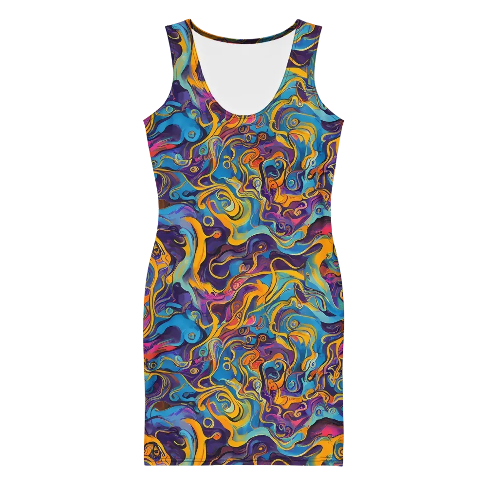 Cecily's Whorl on Bodycon Dress — Front