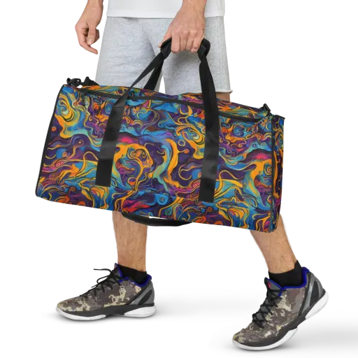 Cecily's Whorl on a Duffle Bag