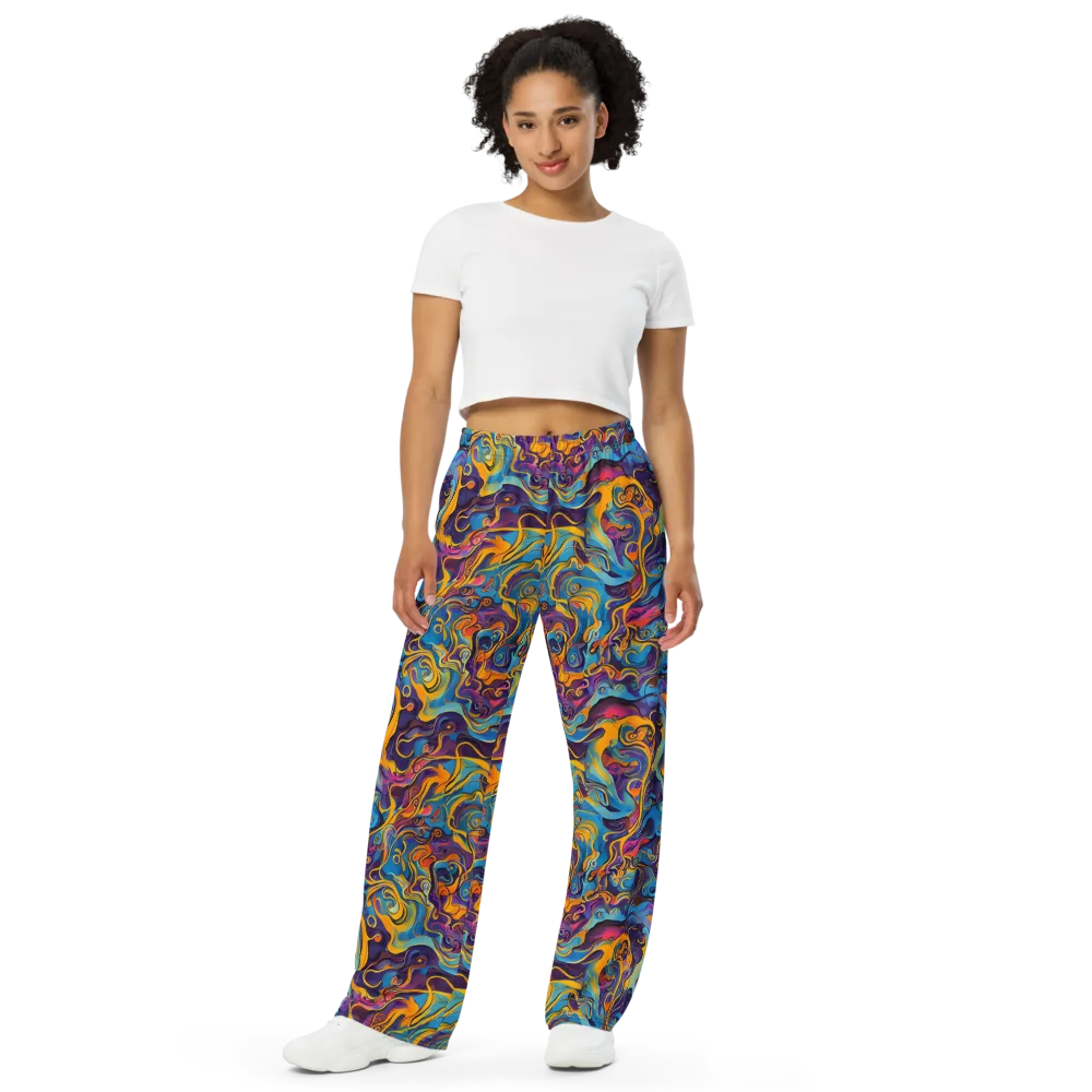 Cecily's Whorl on Wide-Leg Pants — Front