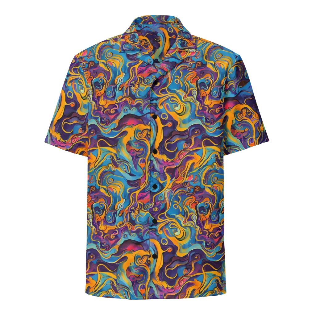 Cecily's Whorl on Button Shirt — Front