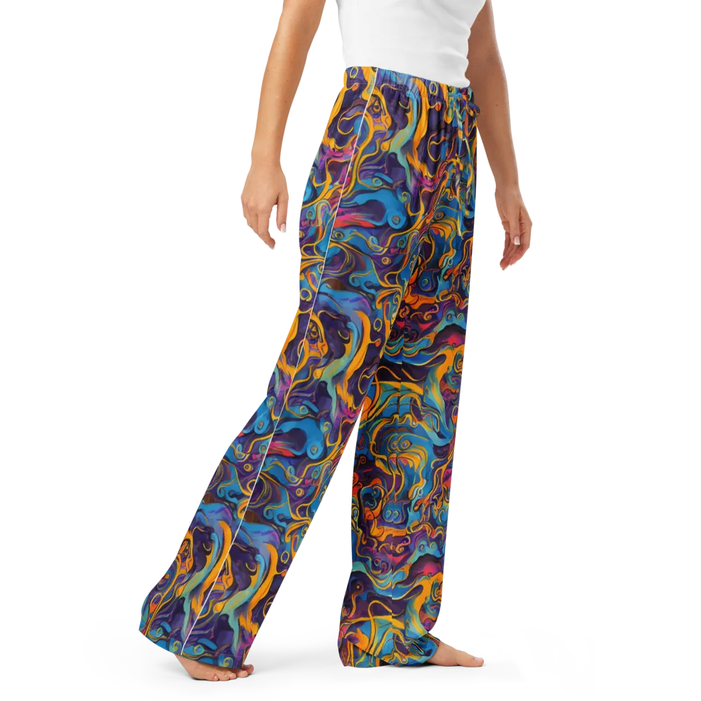 Cecily's Whorl on Women's Pajama Pants — Right Front