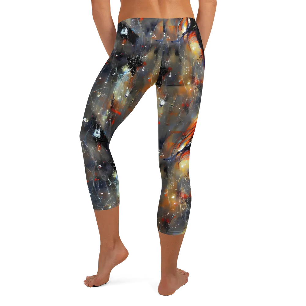 Sidereal Threads on Capri Leggings — Back