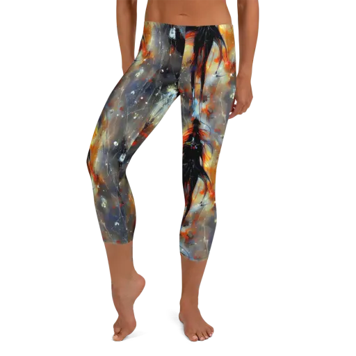 Sidereal Threads on a Capri Leggings