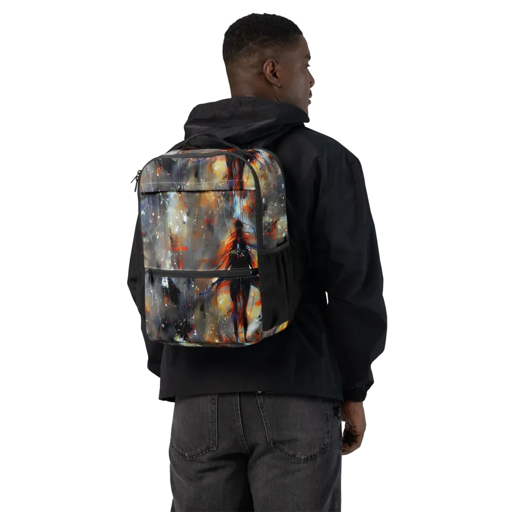 Sidereal Threads on Utility Backpack — Back
