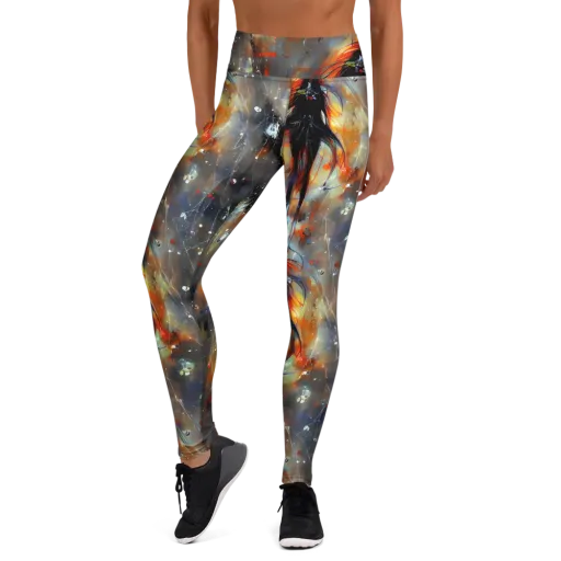 Sidereal Threads on a Yoga Leggings
