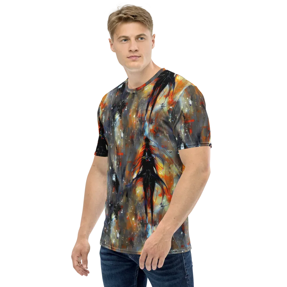 Sidereal Threads on Men's Crew Neck T-Shirt — Left