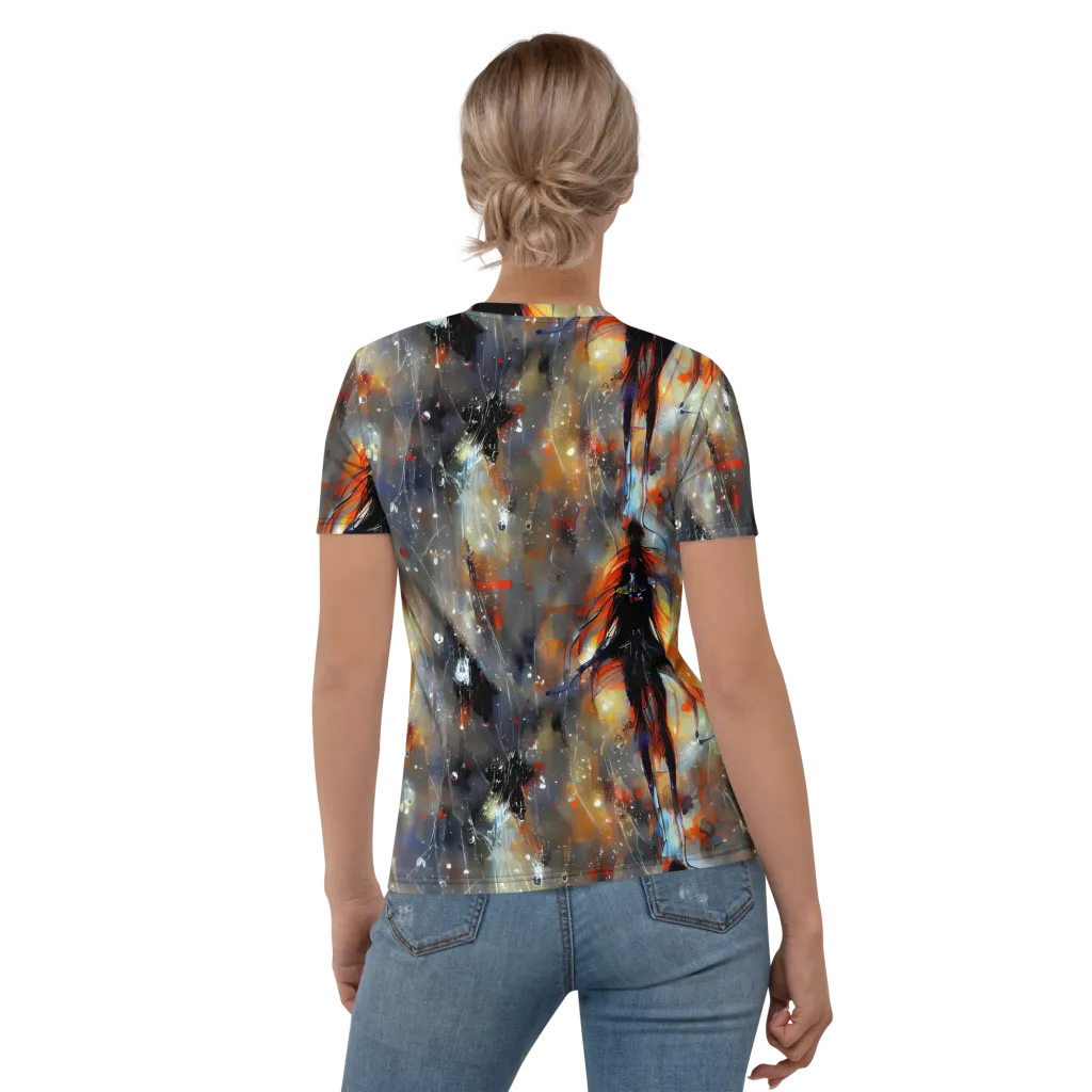 Sidereal Threads on Women's Crew Neck T-Shirt — Back