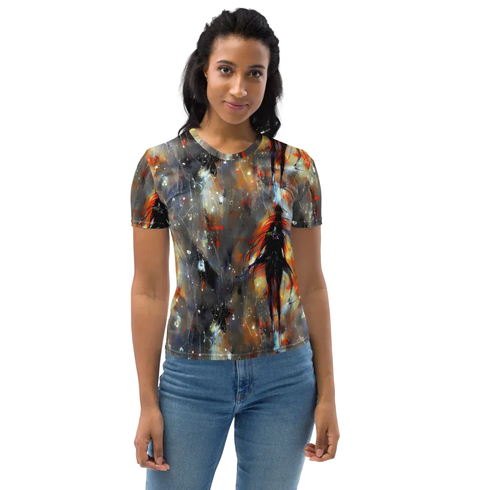 Sidereal Threads on Women's Crew Neck T-Shirt — Front