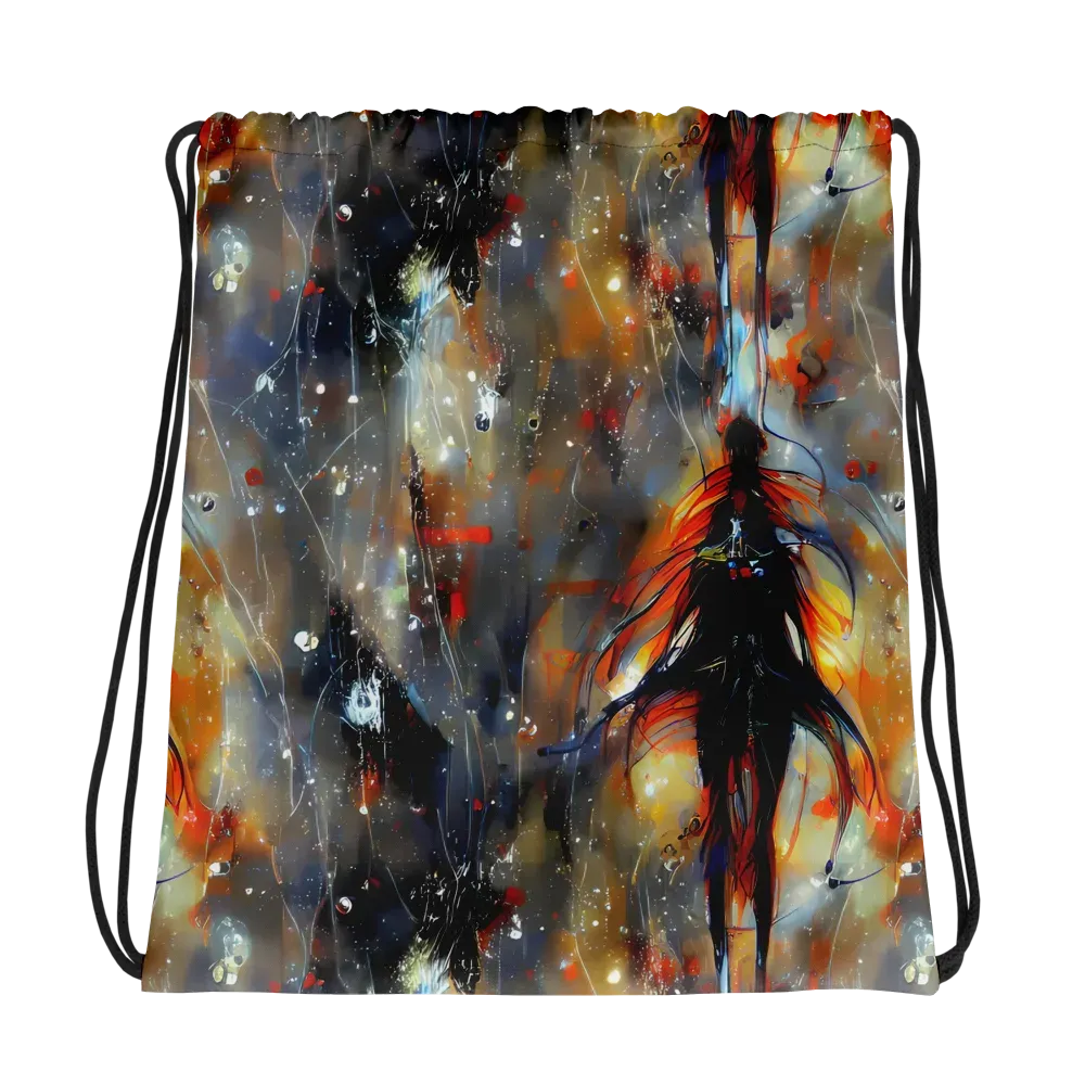 Sidereal Threads on Drawstring Bag — Photo