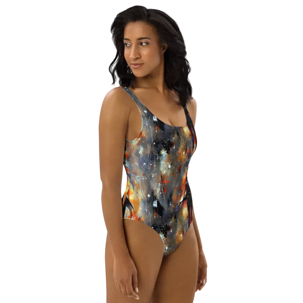 Sidereal Threads on One-Piece Swimsuit — Right