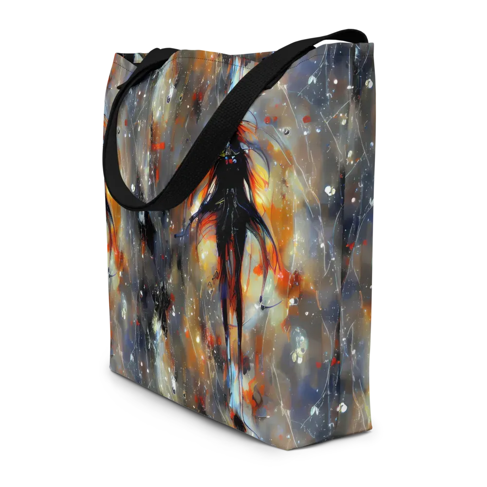 Sidereal Threads on Large Tote Bag W/ Pocket — Front