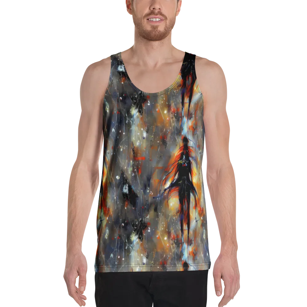 Sidereal Threads on Men's Tank Top — Front