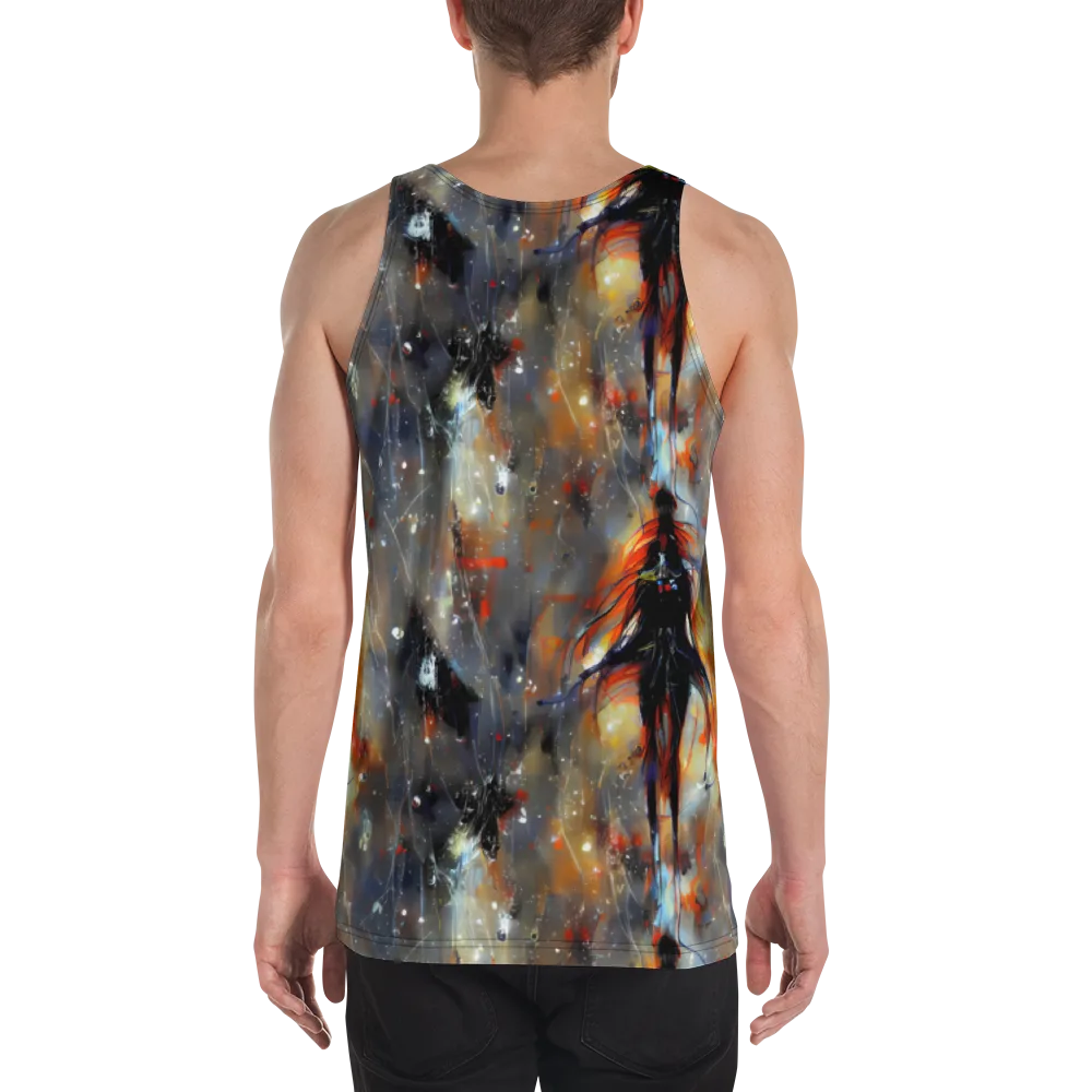 Sidereal Threads on Men's Tank Top — Back
