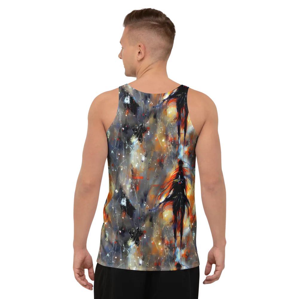 Sidereal Threads on Men's Tank Top — Back