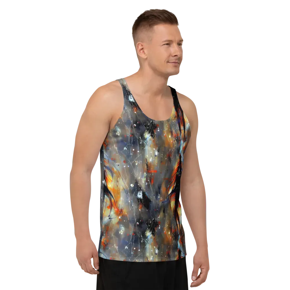Sidereal Threads on Men's Tank Top — Right Front