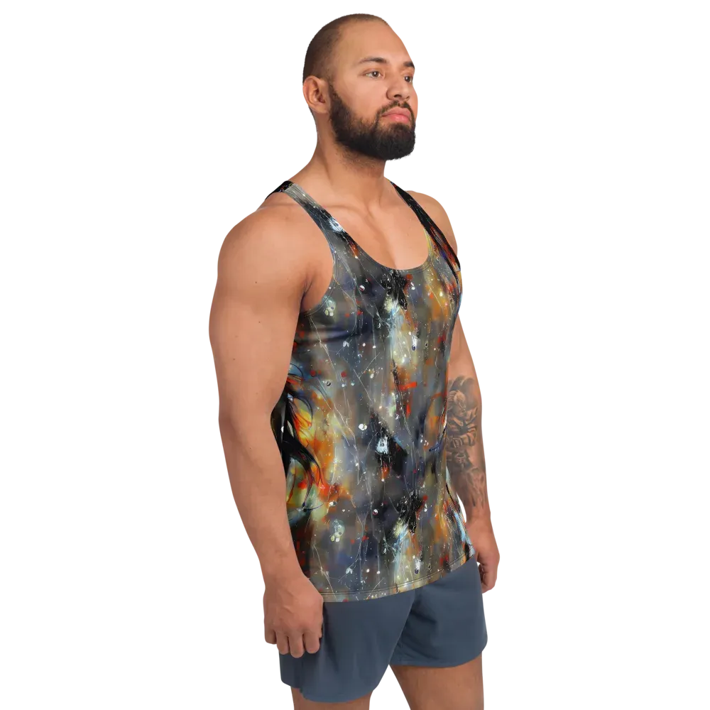 Sidereal Threads on Men's Tank Top — Right Front