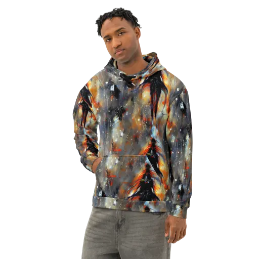 Sidereal Threads on a Cotton Hoodie