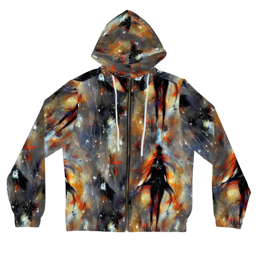 Sidereal Threads on a Women's Full-Zip Hoodie