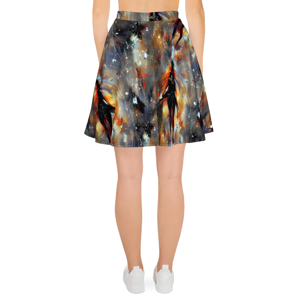 Sidereal Threads on Skater Skirt — Back