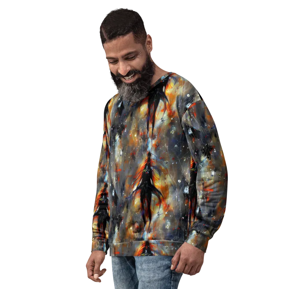 Sidereal Threads on Sweatshirt — Left Front