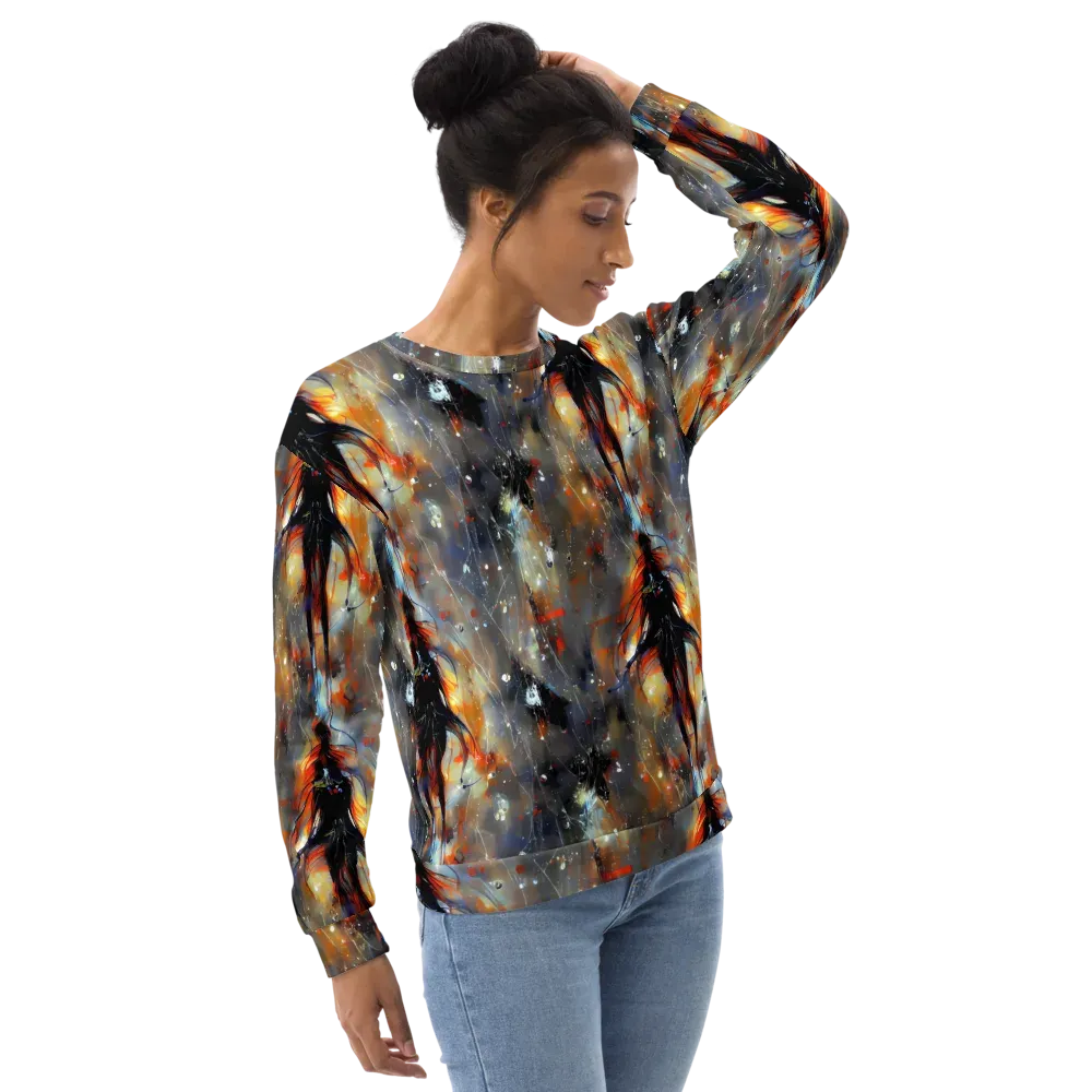 Sidereal Threads on Sweatshirt — Right Front